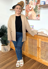 Callie Cardigan - Biscuit