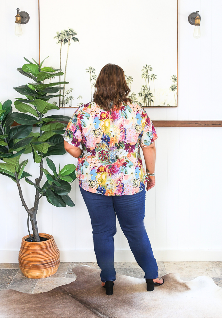 Remi Top Petal Print - Daisy’s Closet