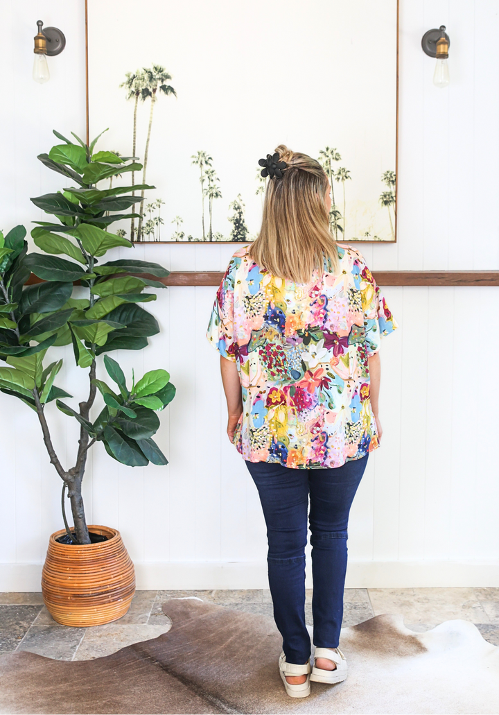 Remi Top Petal Print - Daisy’s Closet