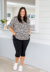 New Look Delta 3/4 Jeans Black
