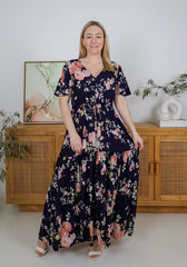 New Look Gracie Maxi Navy Floral