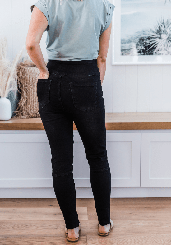 Delilah Black Denim Jeans