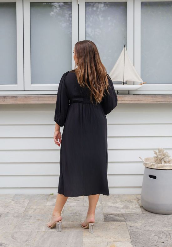 Evelyn Dress Black - Daisy’s Closet