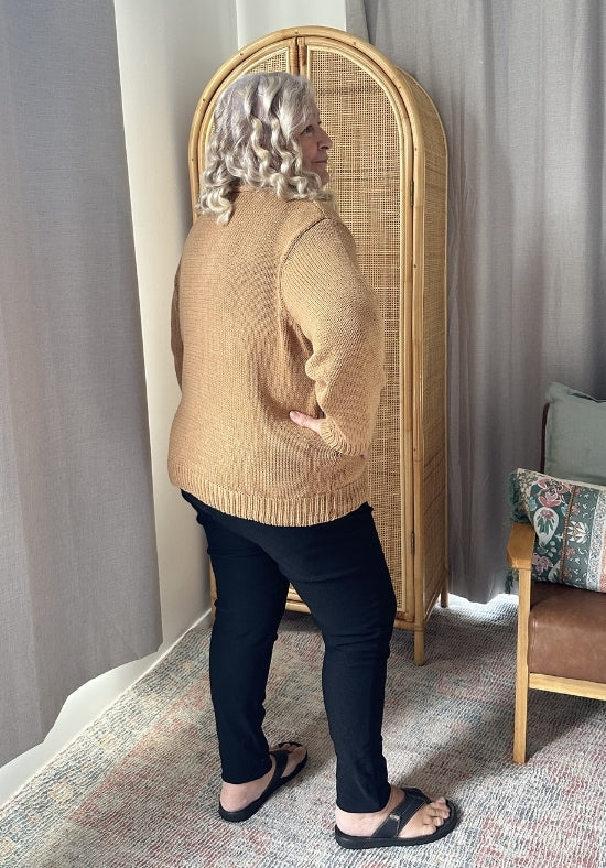 Harper Cardigan Caramel