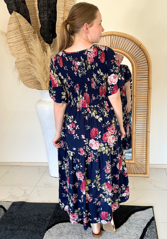 Millie Dress Navy Floral
