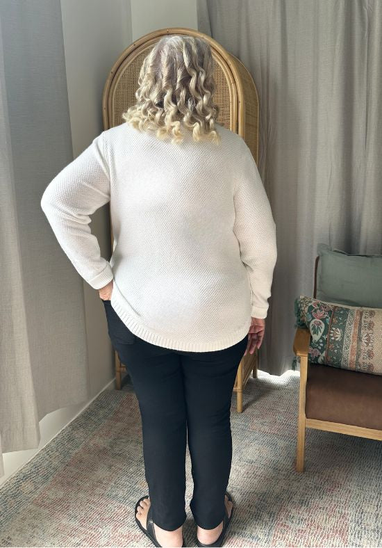 Stella Knit Jumper White
