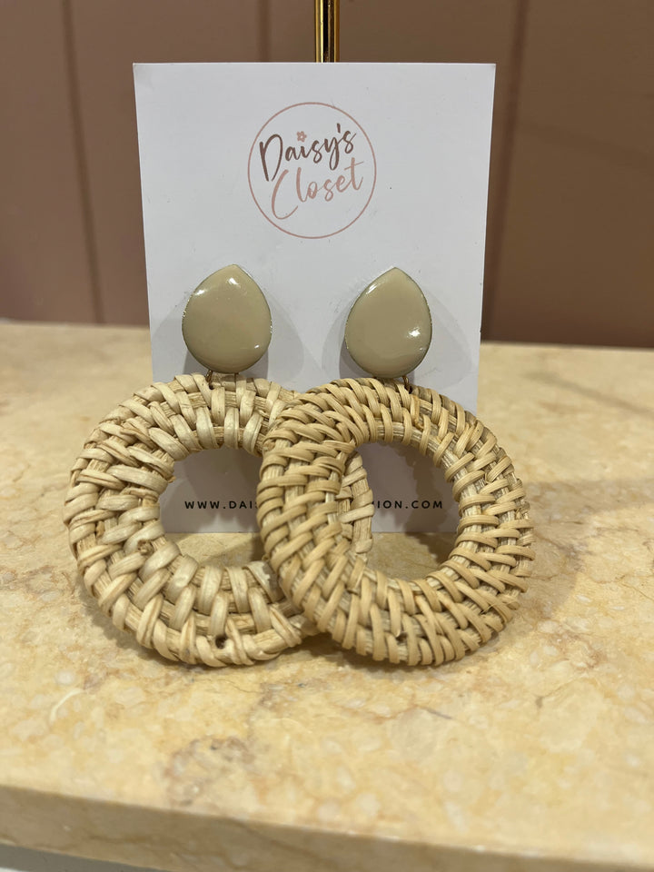 Sienna Cream Earrings