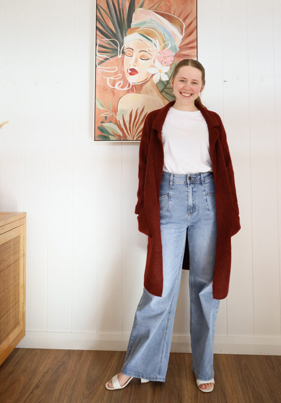 Sienna Cardigan Wine