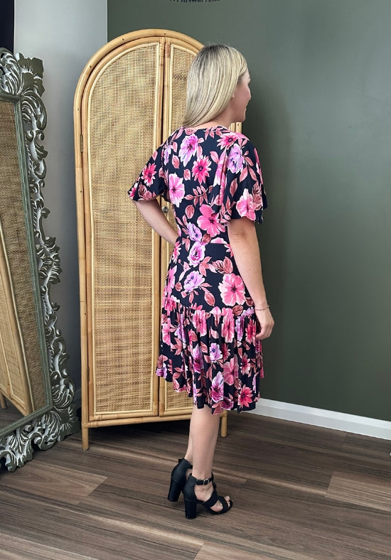 New Tommy Dress Pink Floral - Daisy’s Closet