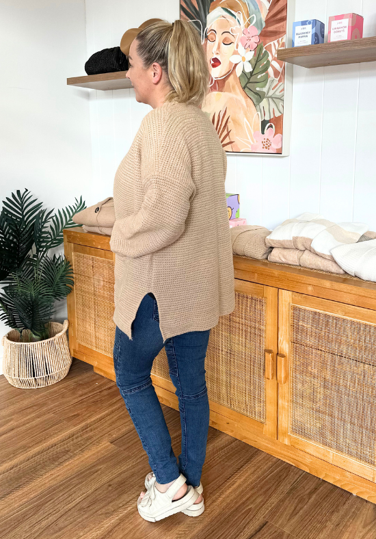 Callie Cardigan - Biscuit