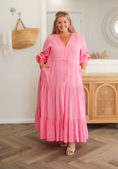 Alexandria Maxi Dress Pink