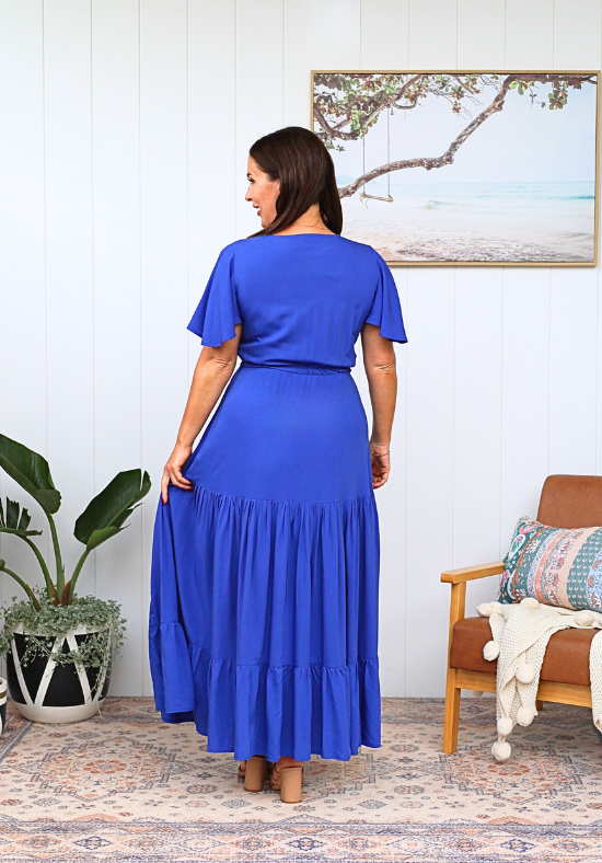 New Gracie Maxi Dress Cobalt Blue