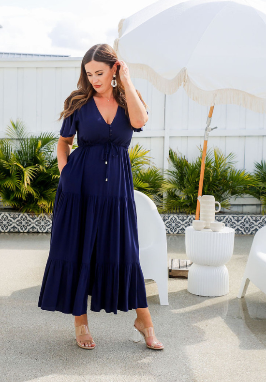 Gracie Dress Navy