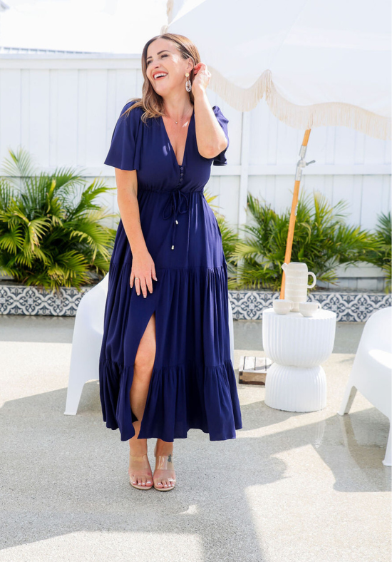 Gracie Dress Navy