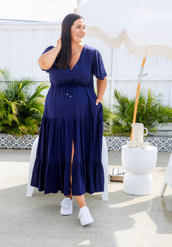 Gracie Dress Navy