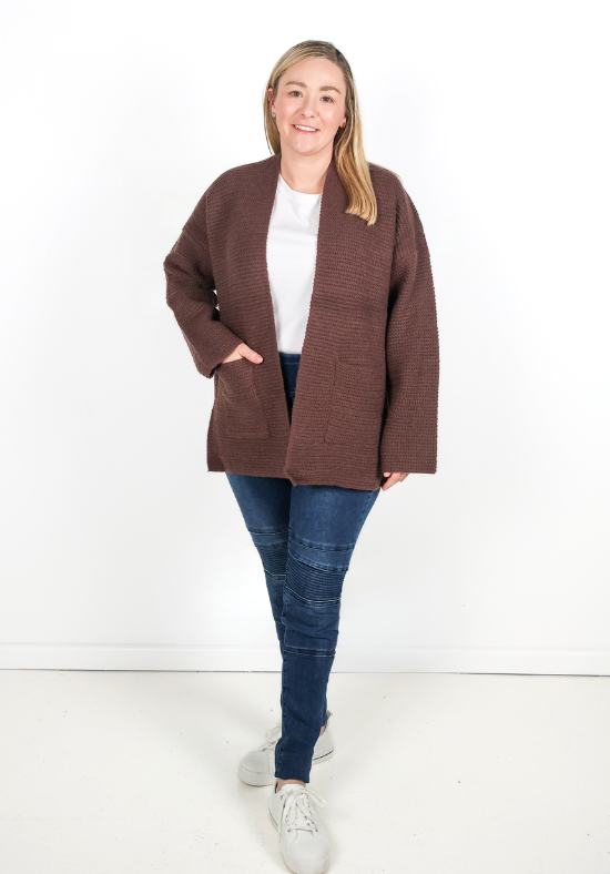 Callie Cardigan Coffee