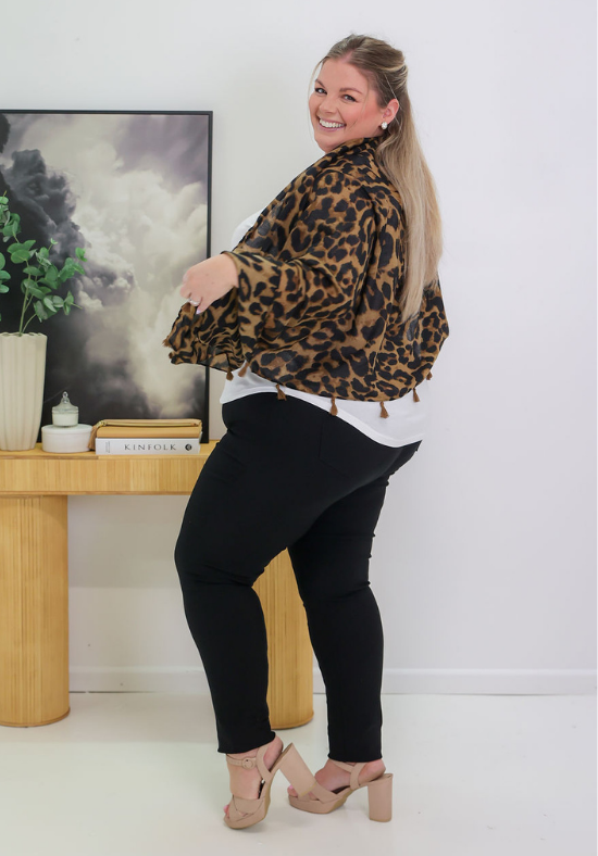 Miller Dark Leopard Scarf