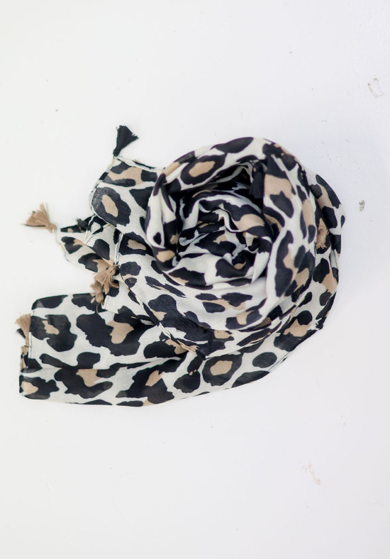 Miller Light Leopard Scarf