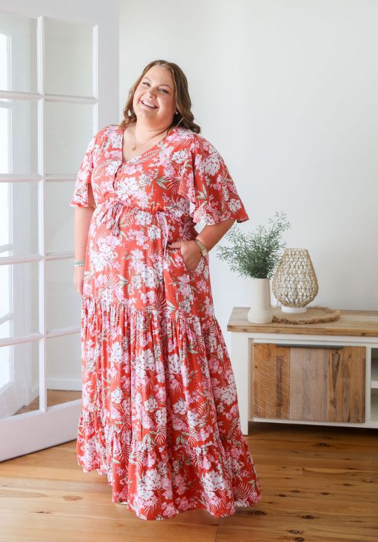 New Gracie Maxi Dress Emery Print