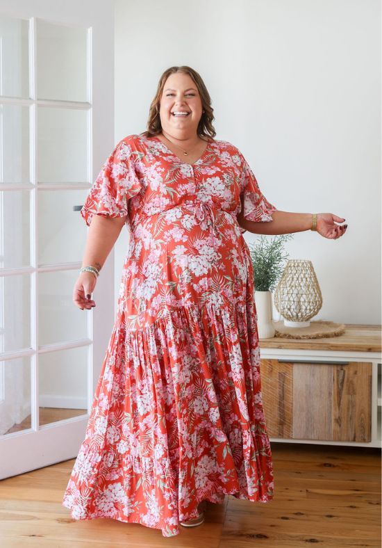 New Gracie Maxi Dress Emery Print