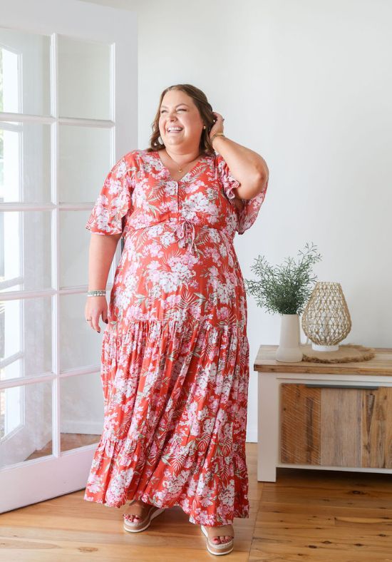 New Gracie Maxi Dress Emery Print