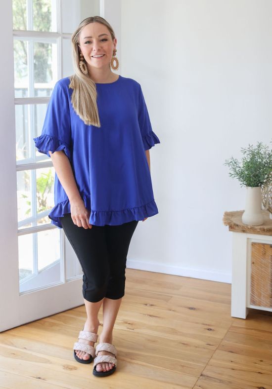 New Look Mila Top Cobalt Blue