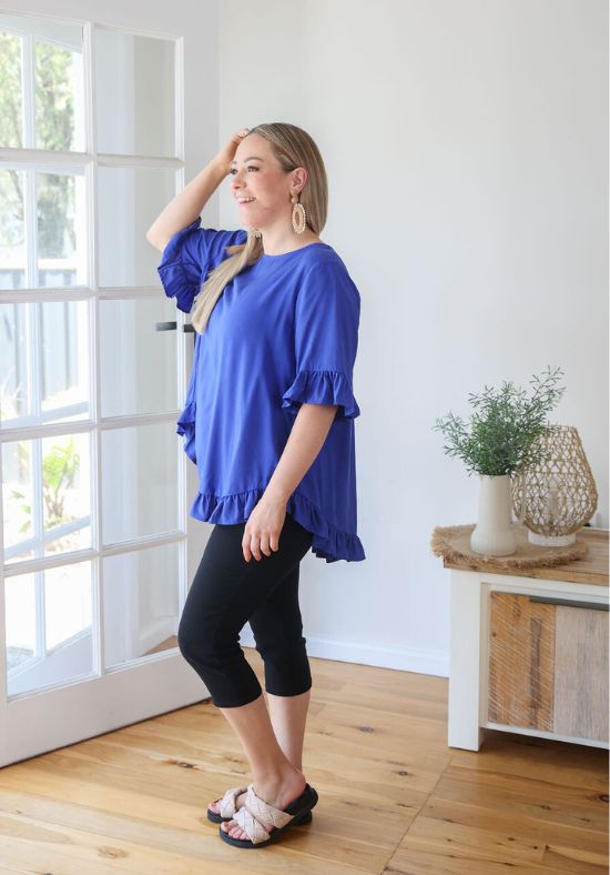 New Look Mila Top Cobalt Blue