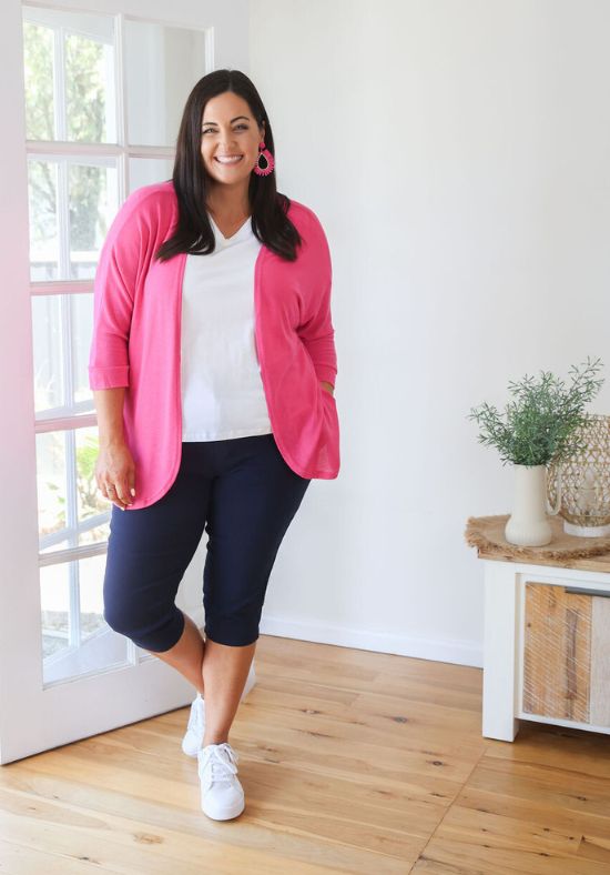 New Look Delta 3/4 Jeans Navy - Daisy’s Closet