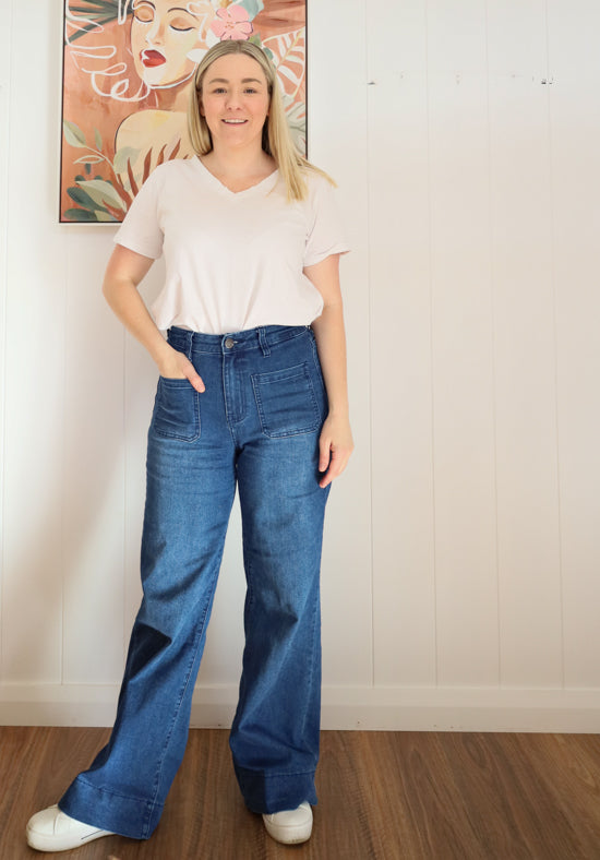 Jamey Jeans Dark Denim - Daisy’s Closet