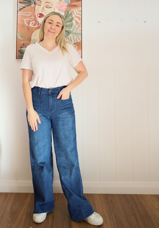 Jamey Jeans Dark Denim - Daisy’s Closet