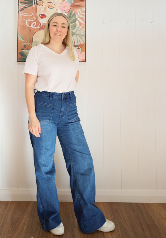 Jamey Jeans Dark Denim - Daisy’s Closet