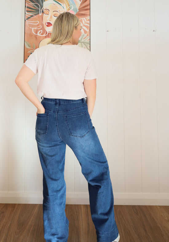 Jamey Jeans Dark Denim - Daisy’s Closet
