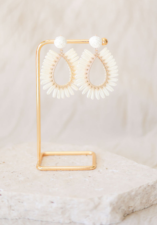 Lola Ivory Earrings - Daisy’s Closet