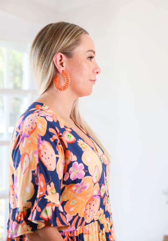 Sunset Earrings- Orange - Daisy’s Closet