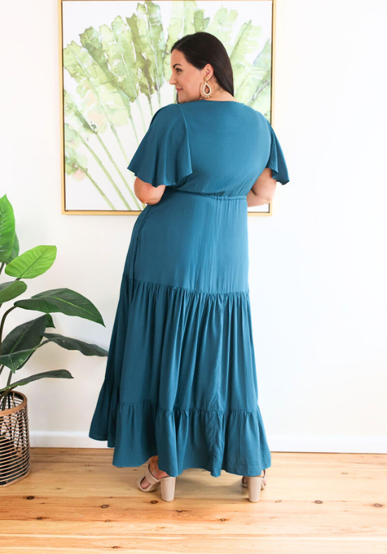 New Gracie Maxi Dress Emerald Green - Daisy’s Closet