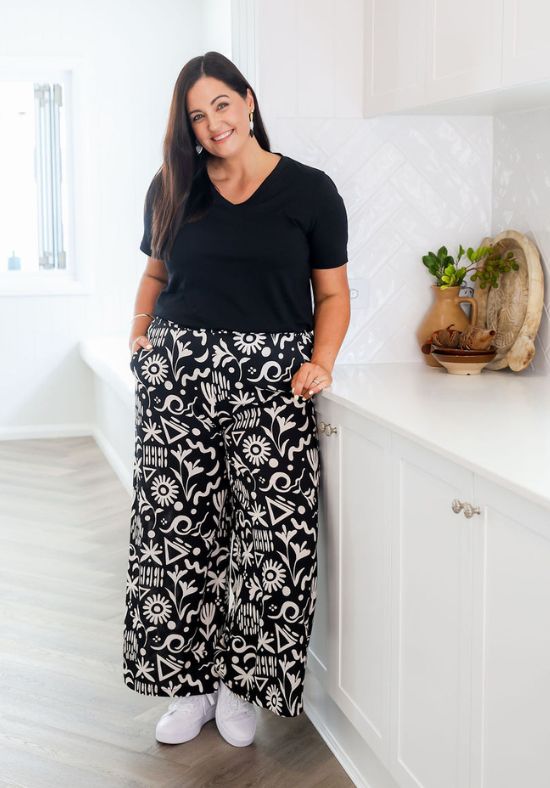 Lela Pants Sunchaser Black - Daisy’s Closet