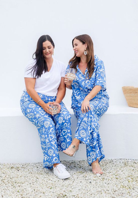 Lela Pants Sunchaser Blue - Daisy’s Closet