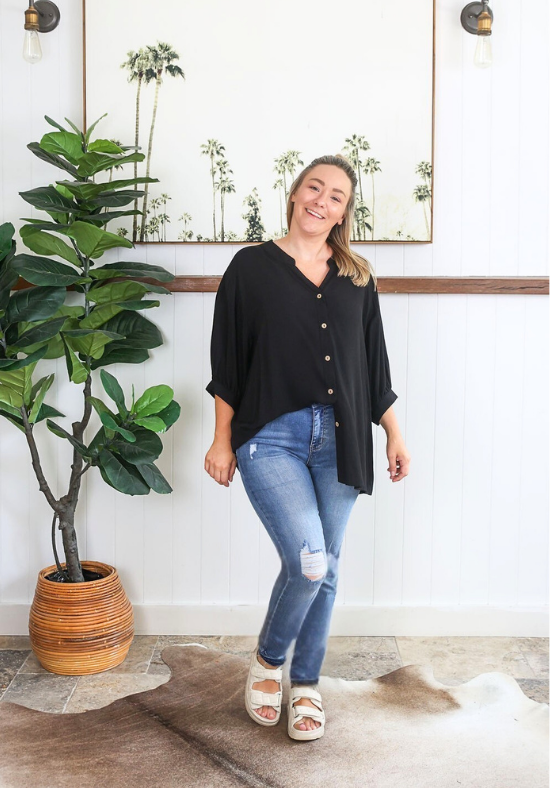 Halley Top Black - Daisy’s Closet