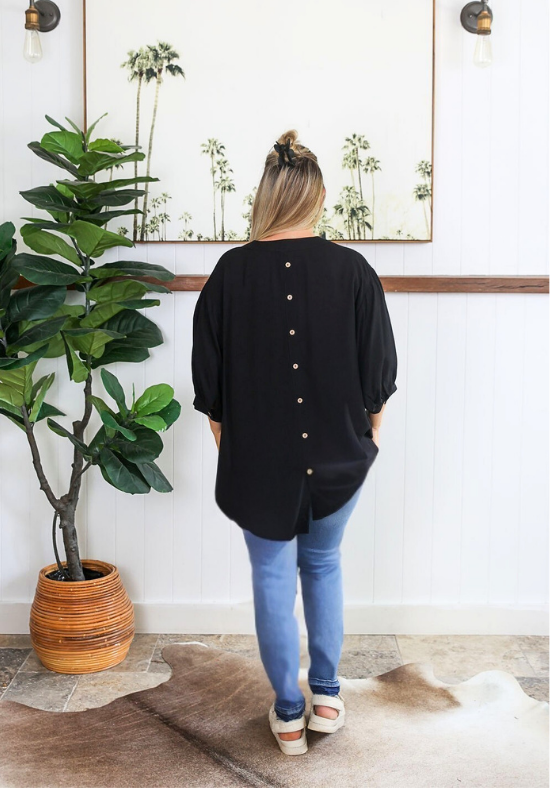 Halley Top Black - Daisy’s Closet