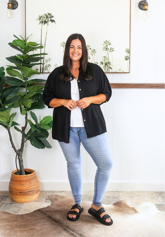 Halley Top Black - Daisy’s Closet