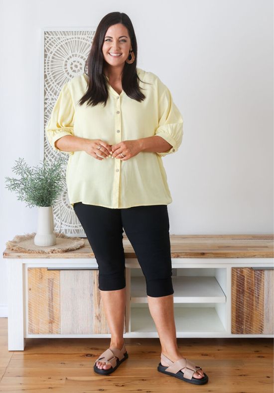 Halley Top Lemon - Daisy’s Closet