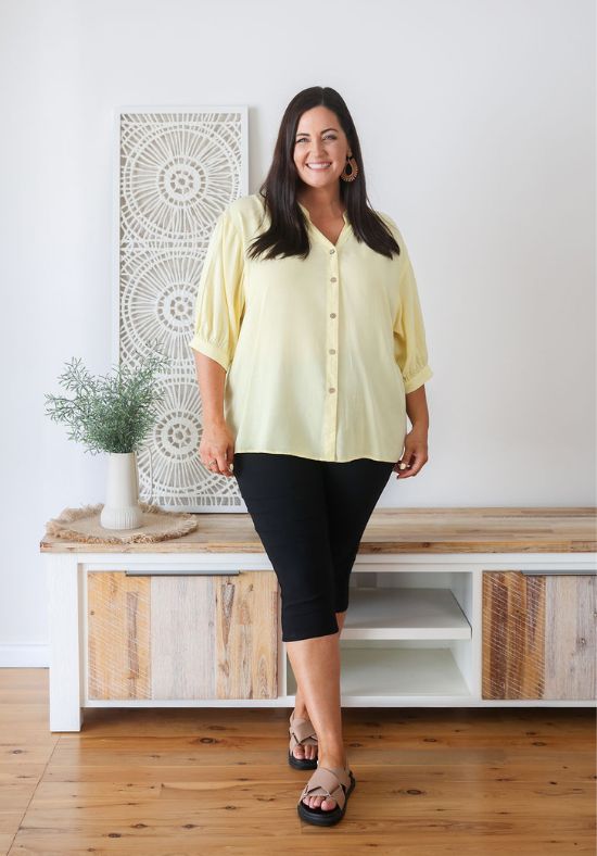 Halley Top Lemon - Daisy’s Closet