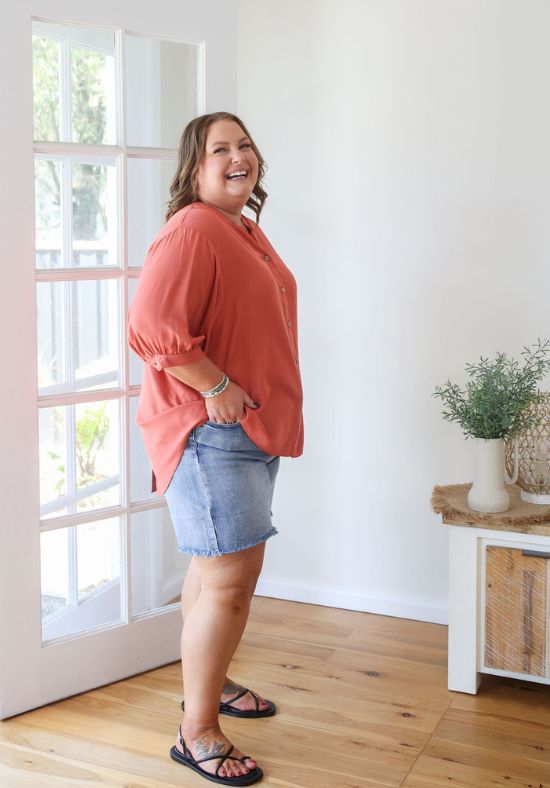 Halley Top Rust - Daisy’s Closet