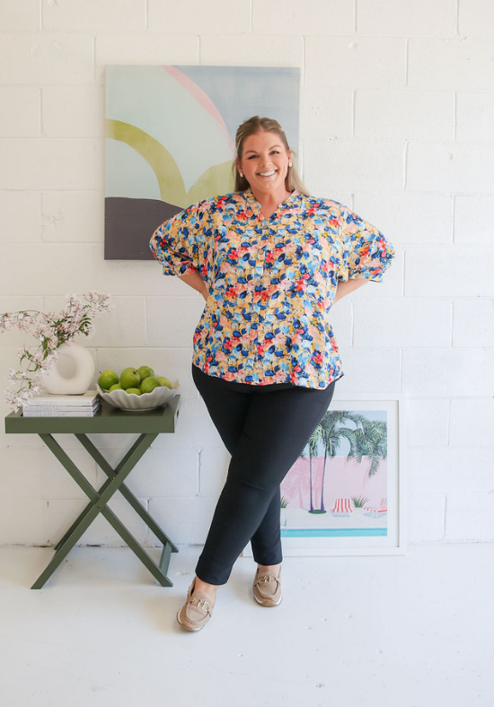 Halley Top Summer Vacay Print - Daisy’s Closet