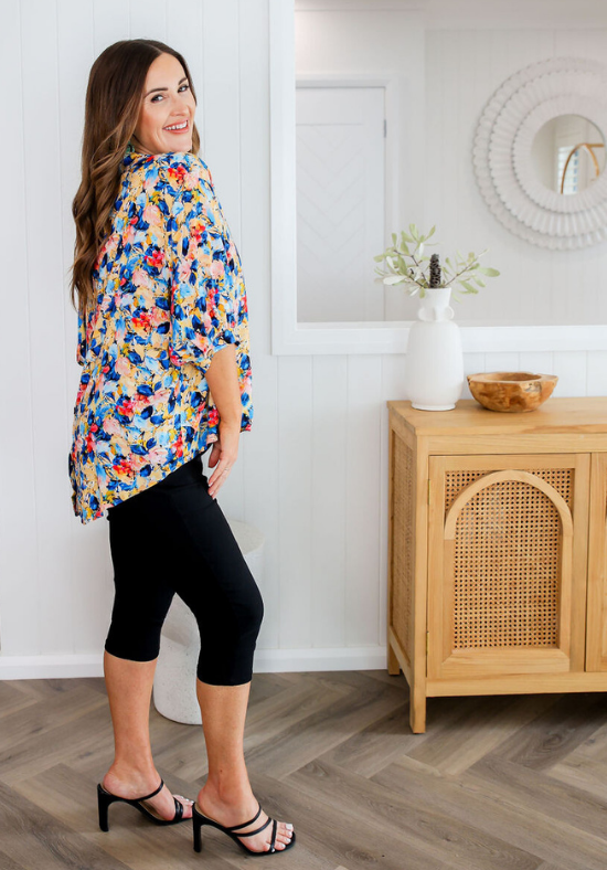 Halley Top Summer Vacay Print - Daisy’s Closet