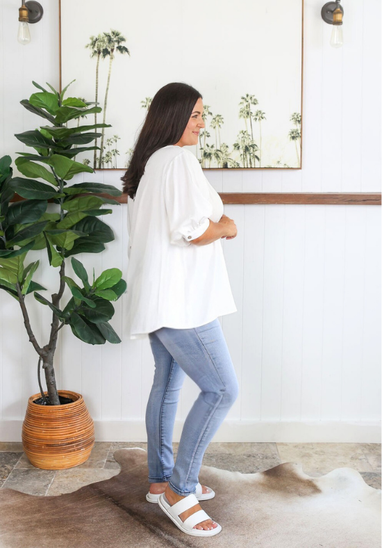 Halley Top White - Daisy’s Closet