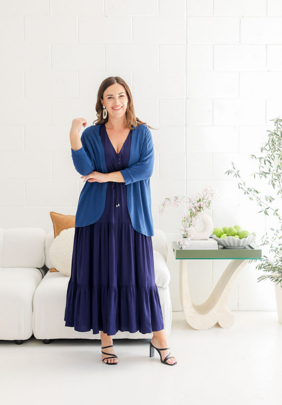 Elsie Shrug Navy - Daisy’s Closet
