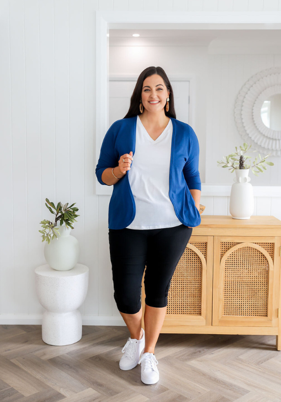 Elsie Shrug Navy - Daisy’s Closet