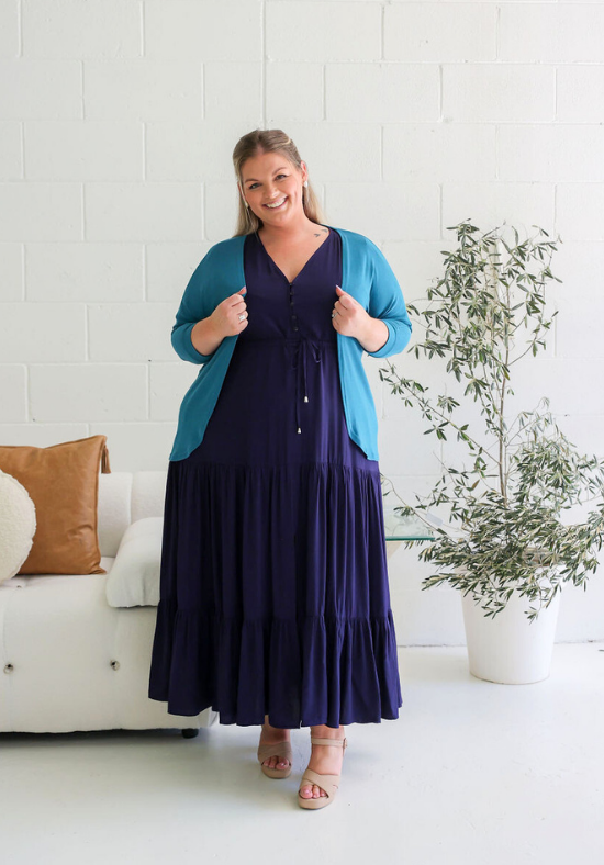 Elsie Shrug Teal - Daisy’s Closet