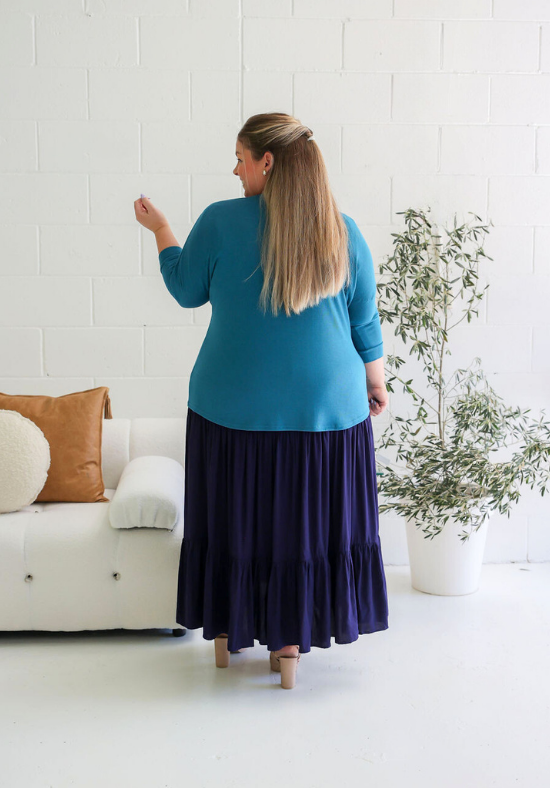 Elsie Shrug Teal - Daisy’s Closet